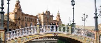 UNE students in Seville 西班牙